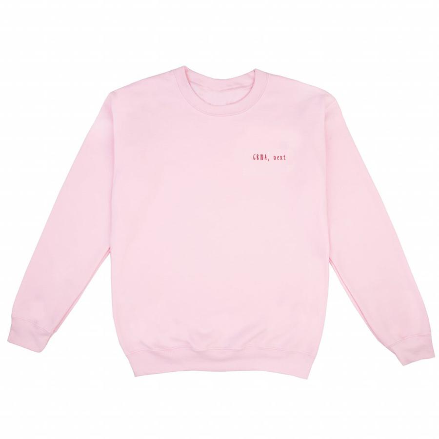 Thank u online next pink sweatshirt